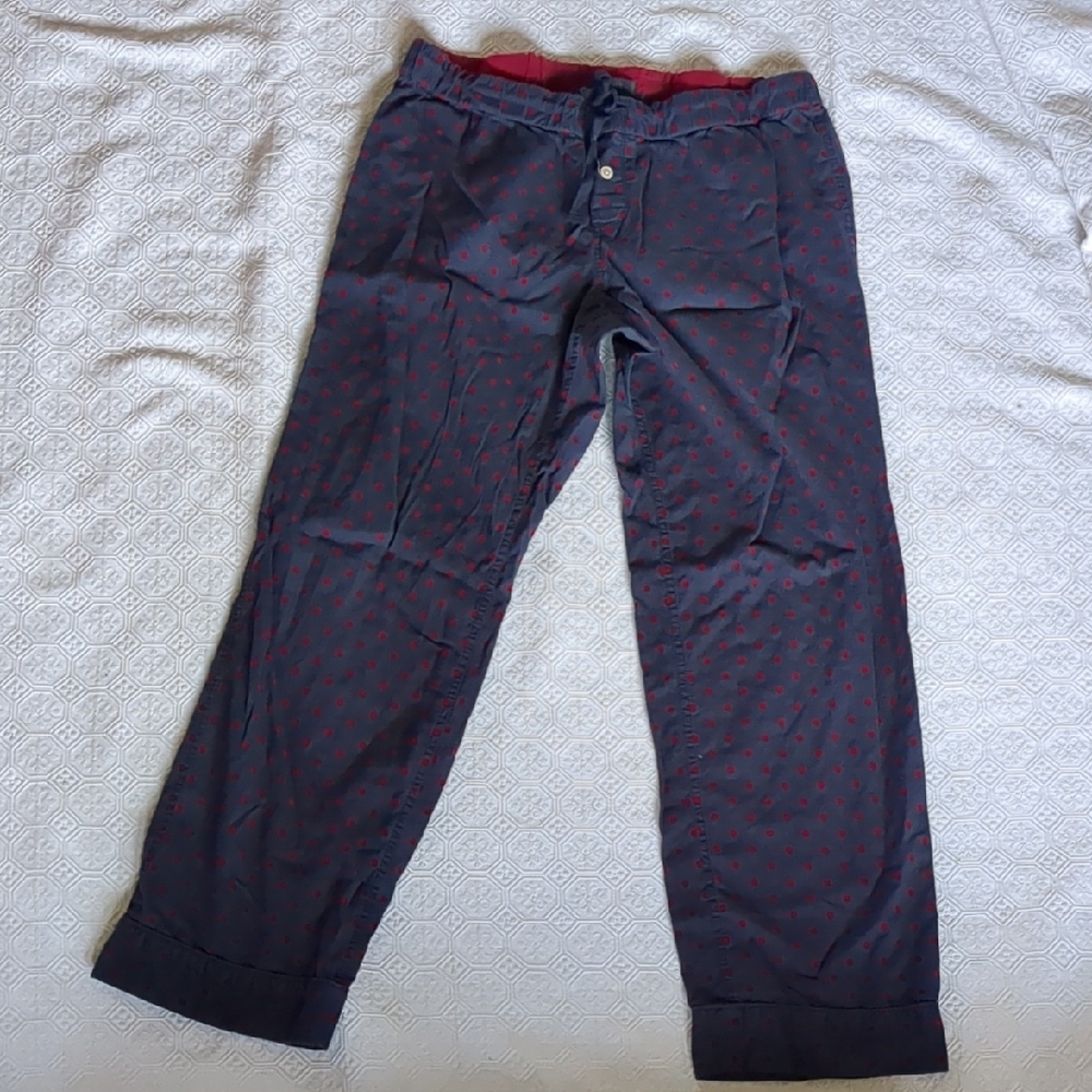 J. Crew Blue And Red Pajama Pants
